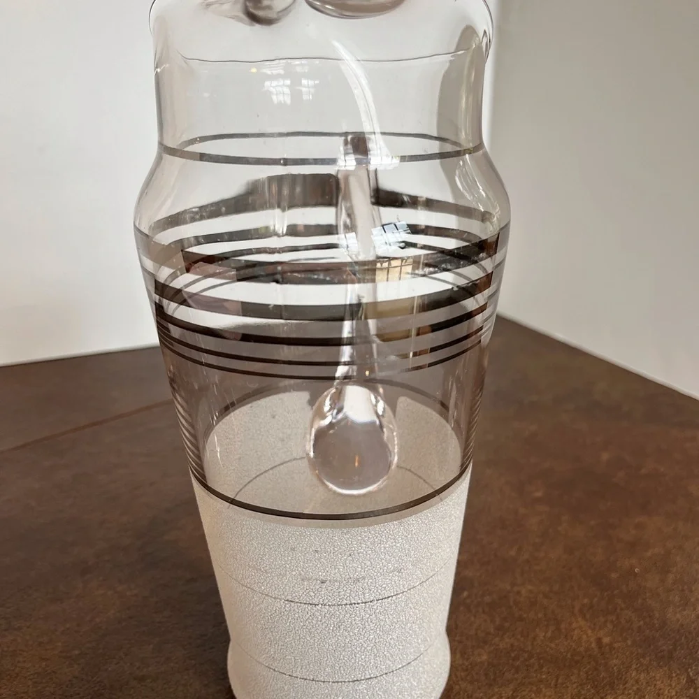 Art Deco Style Cocktail Pitcher